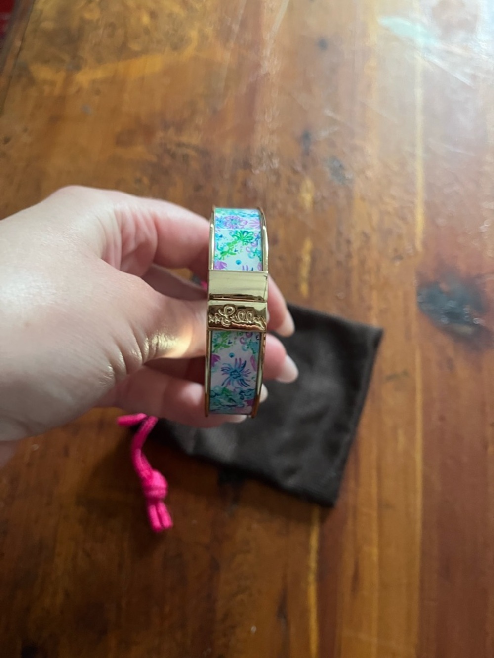Lilly Pulitzer - Mandevilla Baby Paradise Petals Bracelet / Bangle - Picture 4 of 5
